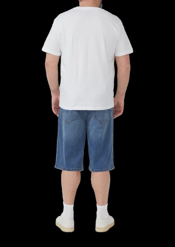 Leichte Jeans-Bermuda / Regular Fit / Mid Rise