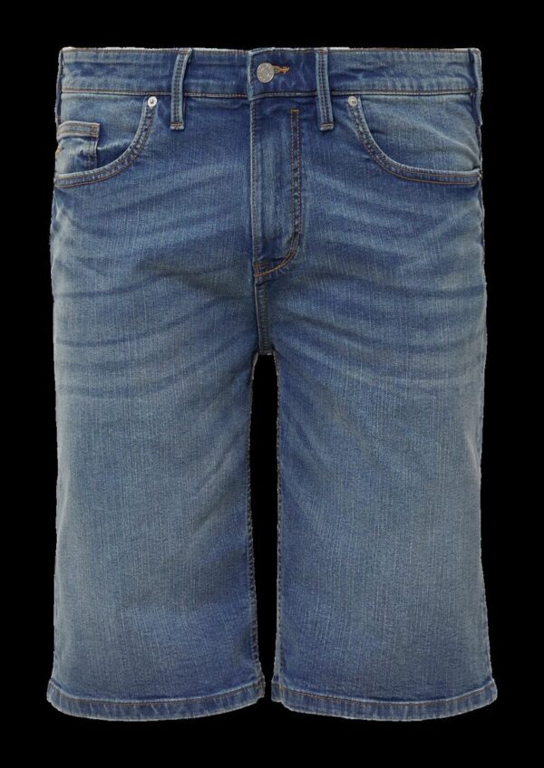 Leichte Jeans-Bermuda / Regular Fit / Mid Rise