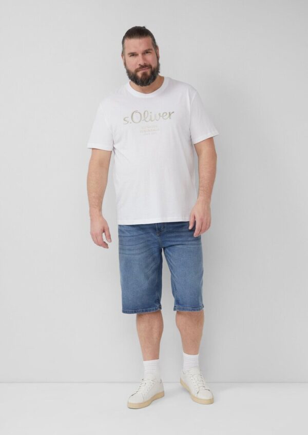 Leichte Jeans-Bermuda / Regular Fit / Mid Rise