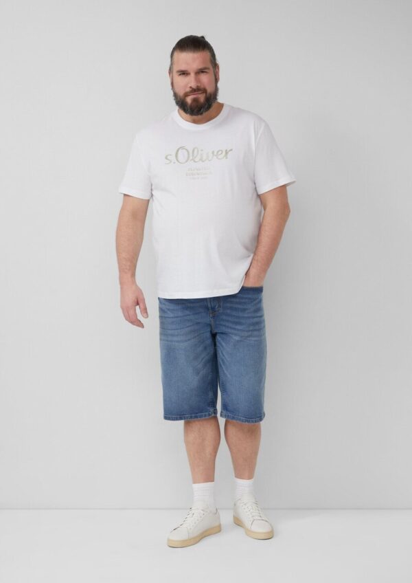 Leichte Jeans-Bermuda / Regular Fit / Mid Rise