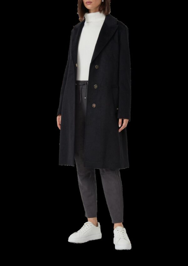 Jogpants in Veloursleder-Optik mit Elastikbund