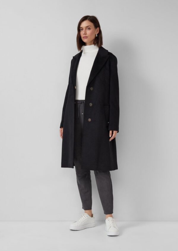 Jogpants in Veloursleder-Optik mit Elastikbund