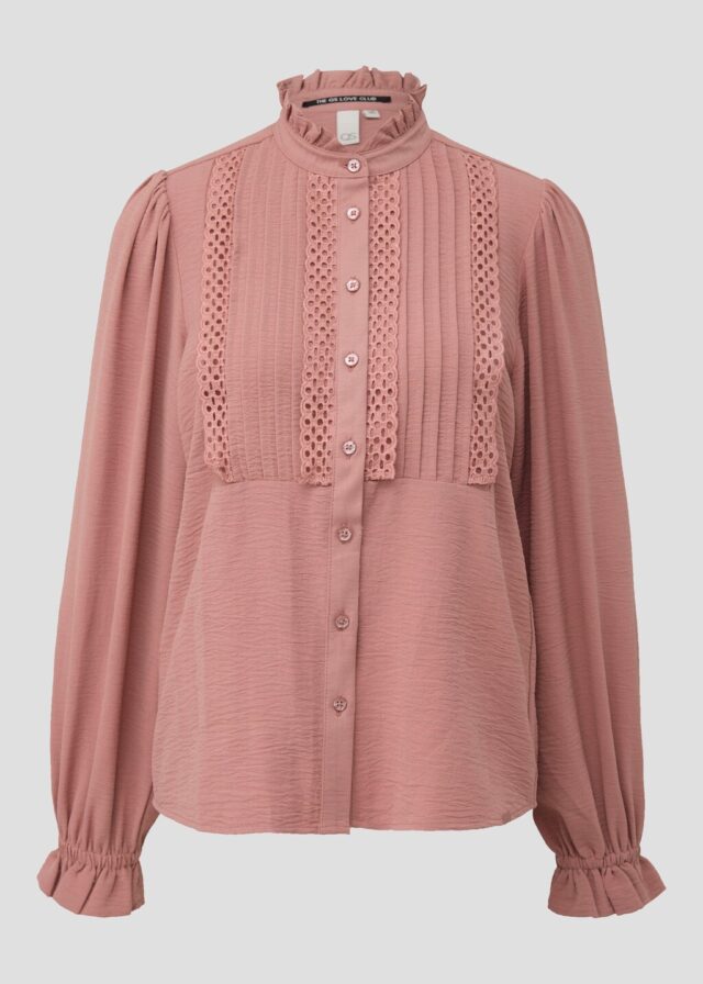 Feminine Bluse mit Spitze