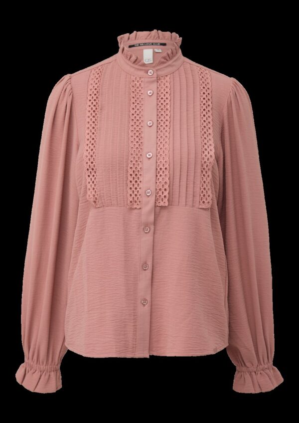 Feminine Bluse mit Spitze