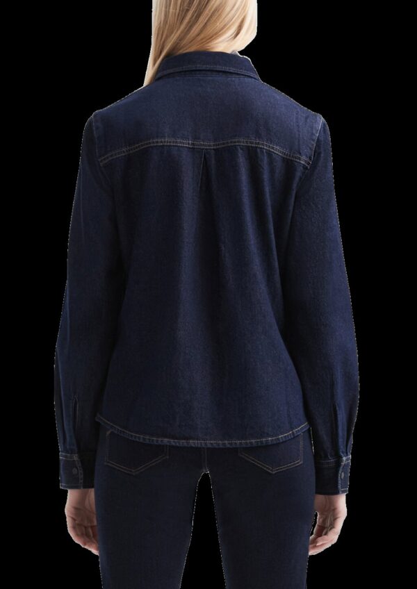 Taillierte Denimbluse