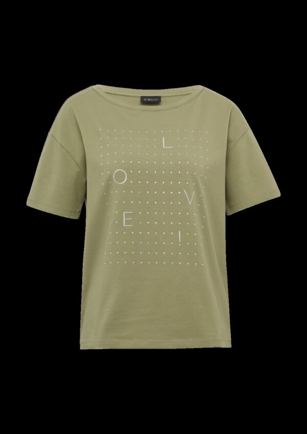 T-Shirt mit Glitzer-Artwork