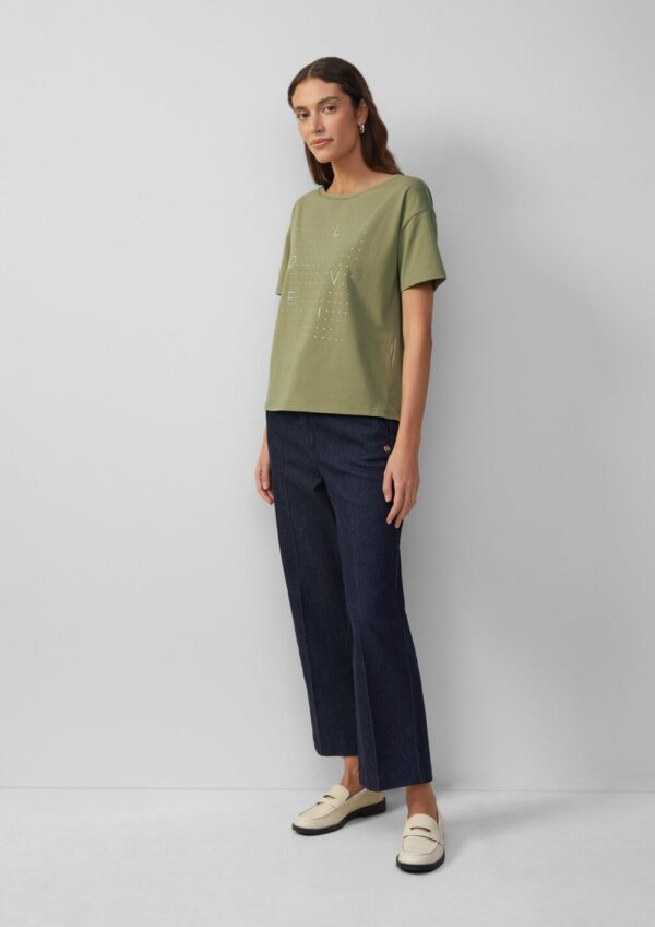 T-Shirt mit Glitzer-Artwork