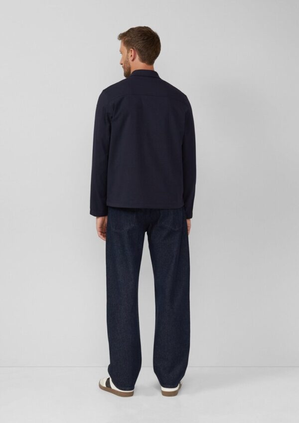 Leichtes Overshirt aus Stretchgewebe