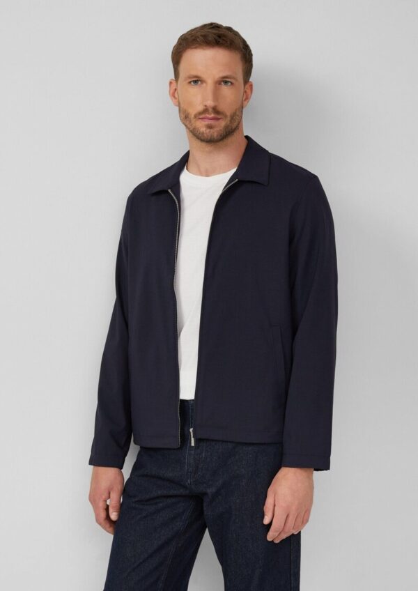 Leichtes Overshirt aus Stretchgewebe