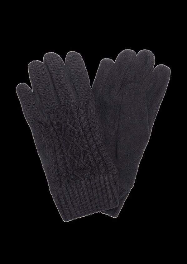 Fingerhandschuhe mit Strick und Fleece
