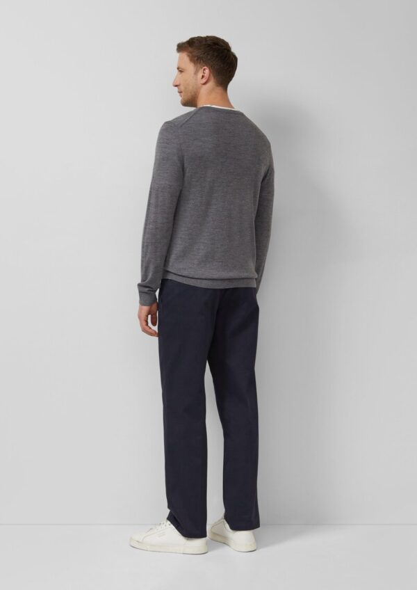 Wide-Leg-Hose mit Bundfalten und Elastikbund