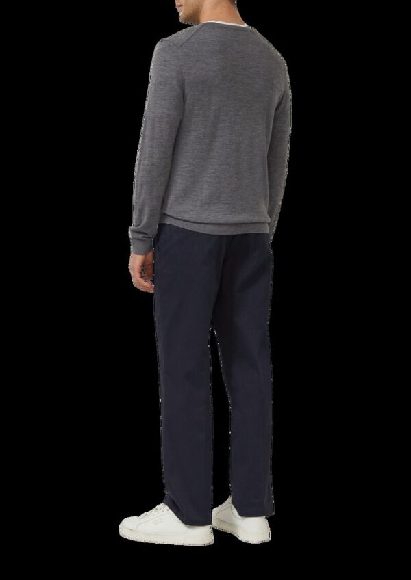 Wide-Leg-Hose mit Bundfalten und Elastikbund