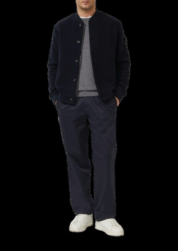 Wide-Leg-Hose mit Bundfalten und Elastikbund