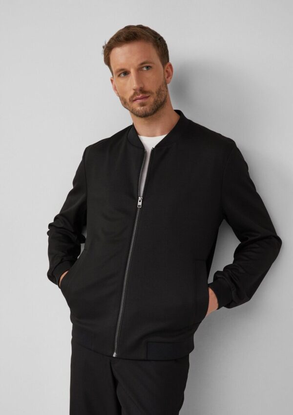 s.O JOGG: Bomberjacke aus Interlock-Jersey