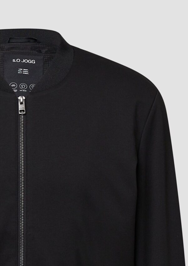 s.O JOGG: Bomberjacke aus Interlock-Jersey