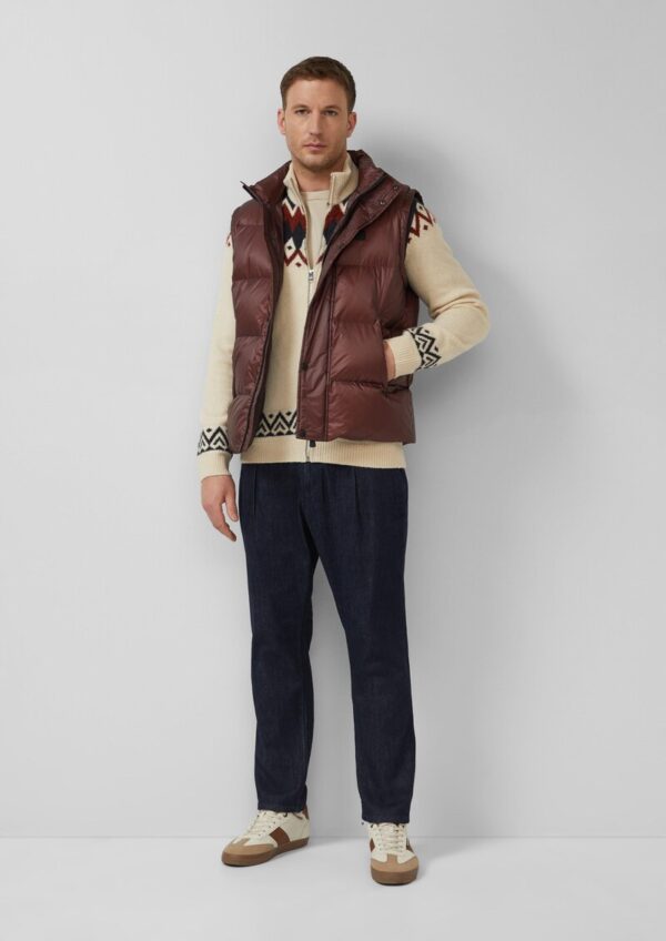 Strickjacke aus Wollmix im Norweger-Stil