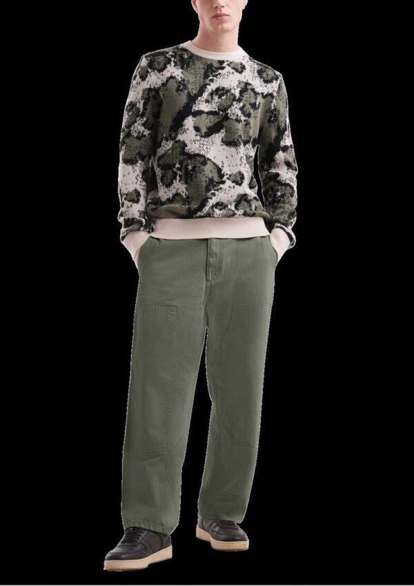 Pullover mit Camouflagemuster