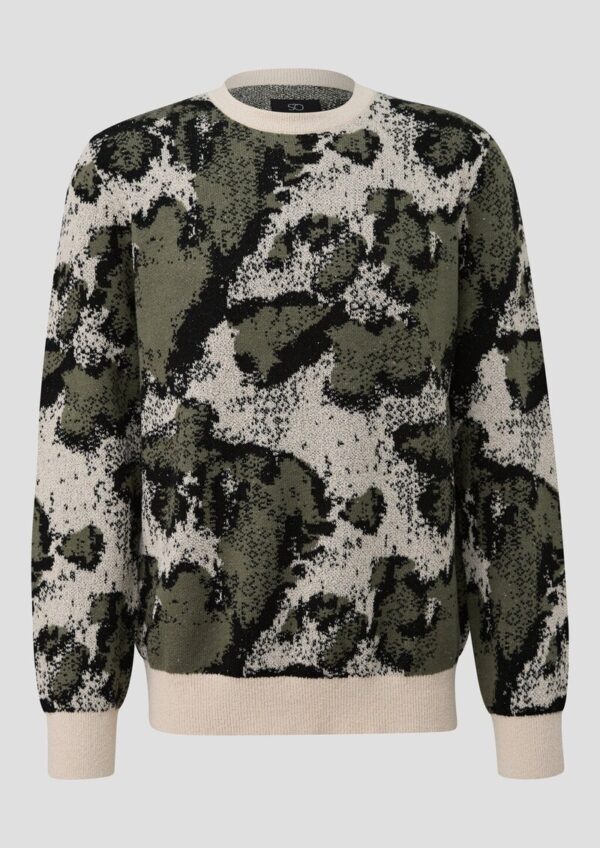 Pullover mit Camouflagemuster