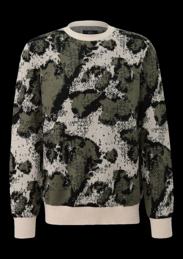 Pullover mit Camouflagemuster