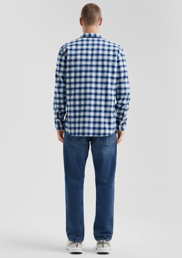 Regular Fit: Kariertes Flanellhemd