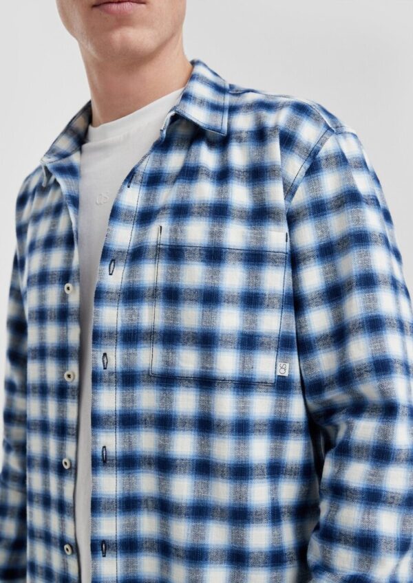 Regular Fit: Kariertes Flanellhemd