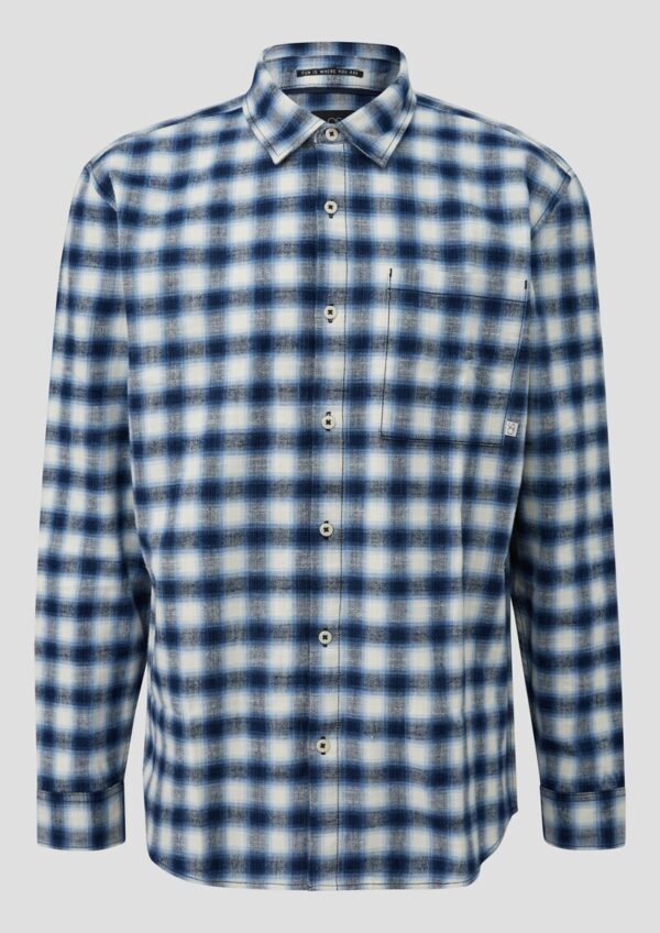 Regular Fit: Kariertes Flanellhemd