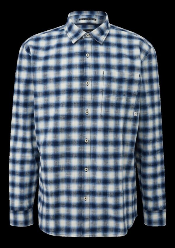 Regular Fit: Kariertes Flanellhemd