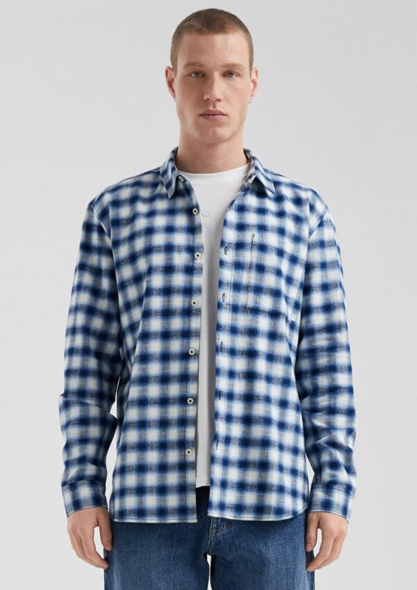 Regular Fit: Kariertes Flanellhemd
