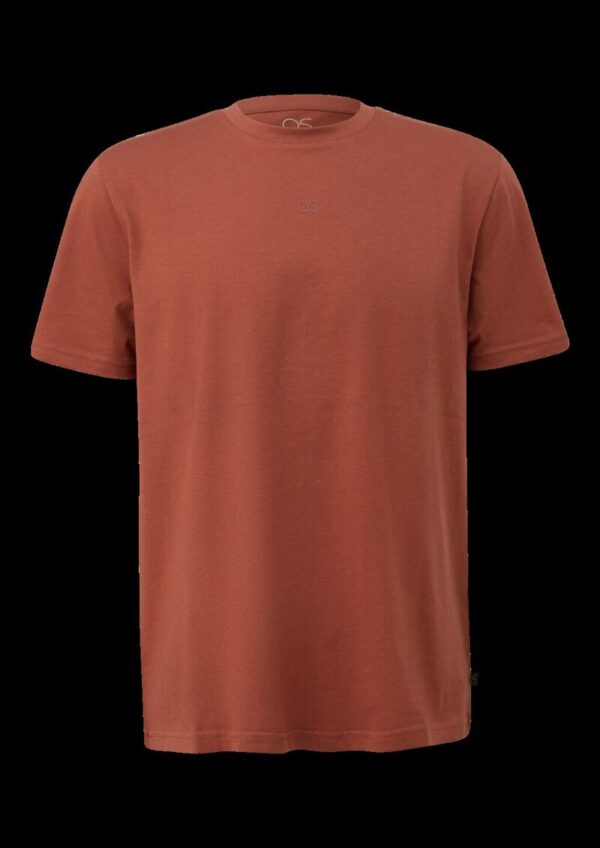 Basic Rundhals T-Shirt mit Logo-Druck