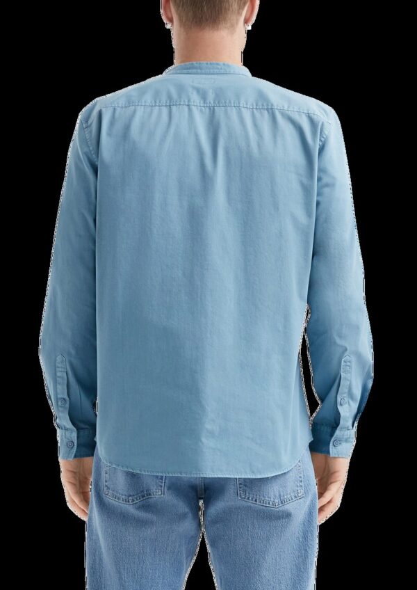 Regular Fit: Gewaschenes Twillhemd mit Logostickerei