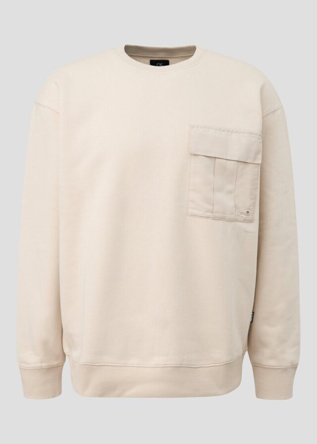 Sweatshirt mit Brusttasche