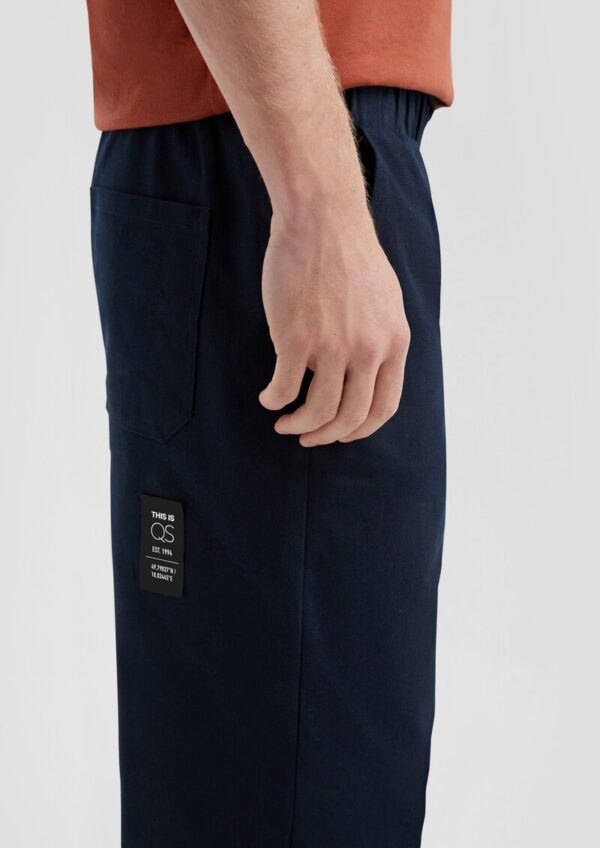 Gewaschene Jogger aus Heavy Twill