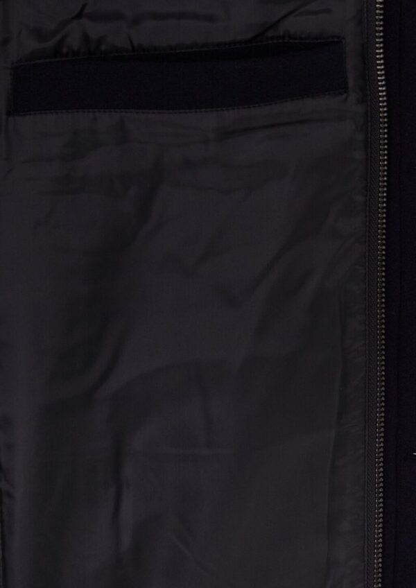 Wollmix-Blouson mit Label-Patch