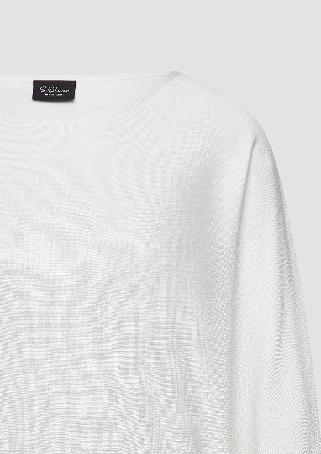 Strickpullover mit Strukturmuster am Saum