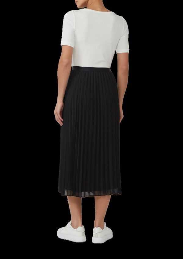 Plissierter Chiffonrock mit Viskosemix