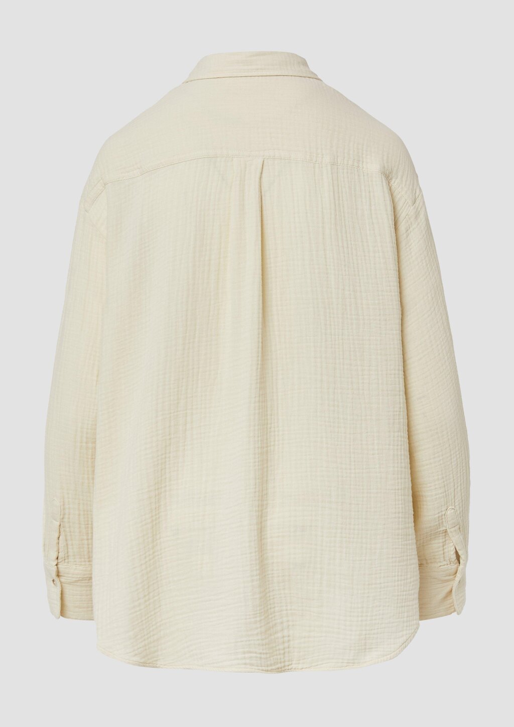 Oversized Bluse aus Musselin