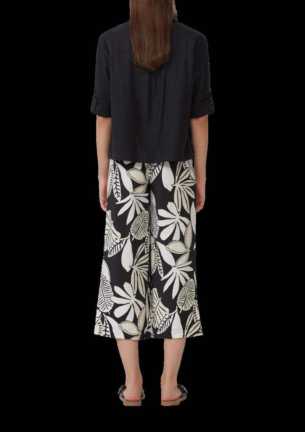 Hemdbluse aus Leinenmix