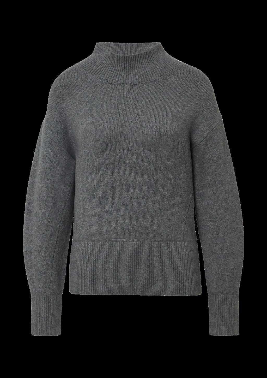 Weicher Pullover mit Stehkragen