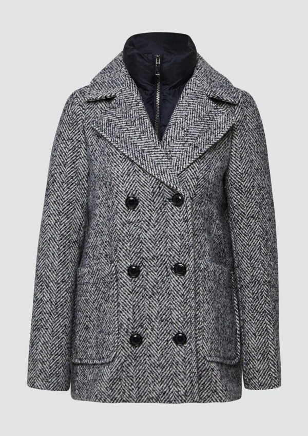 Cabanjacke mit herausnehmbarem Steppeinsatz