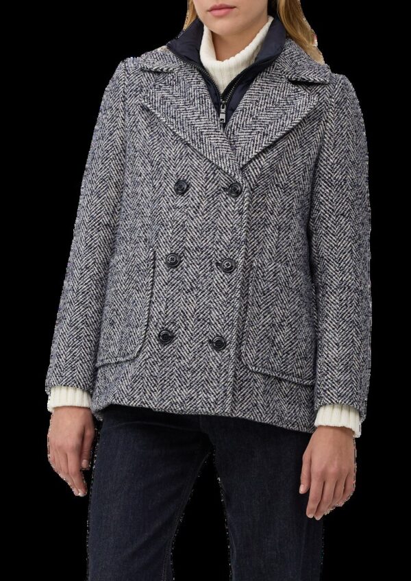 Cabanjacke mit herausnehmbarem Steppeinsatz