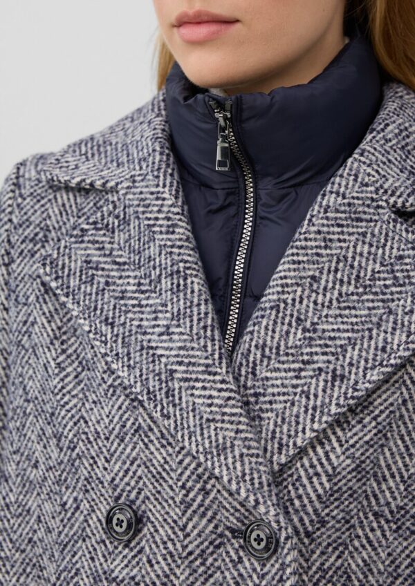 Cabanjacke mit herausnehmbarem Steppeinsatz