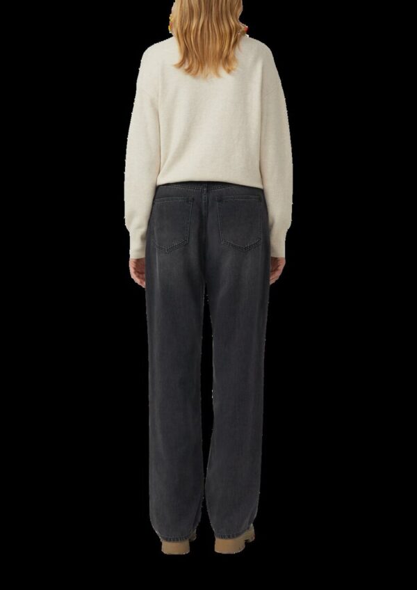 Feinstrickpullover mit Stehkragen und Schmuck-Perlen