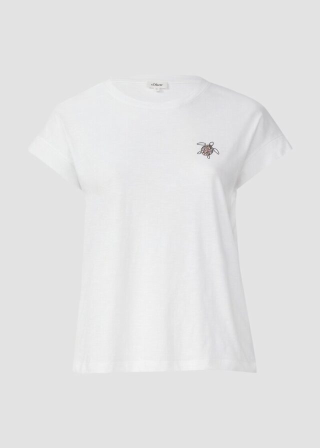 T-Shirt im Relaxed Fit mit kleinem Artwork