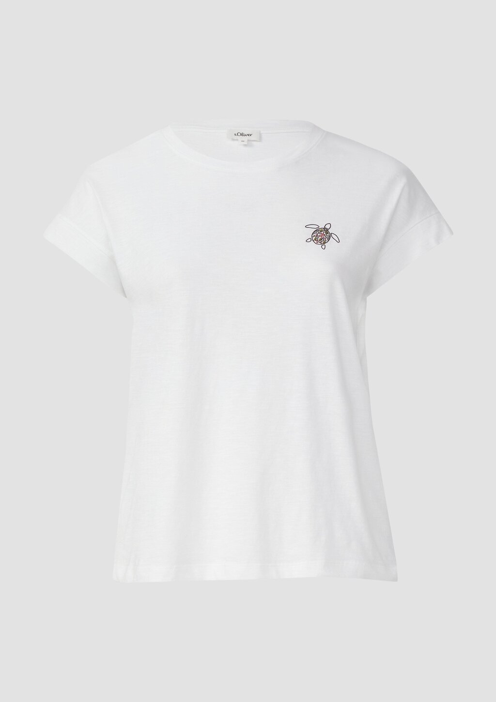 T-Shirt im Relaxed Fit mit kleinem Artwork