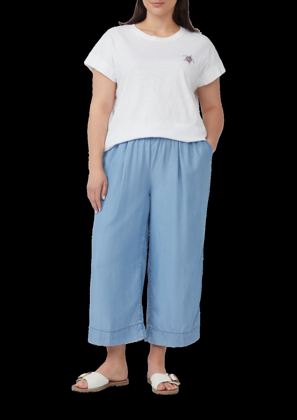 T-Shirt im Relaxed Fit mit kleinem Artwork