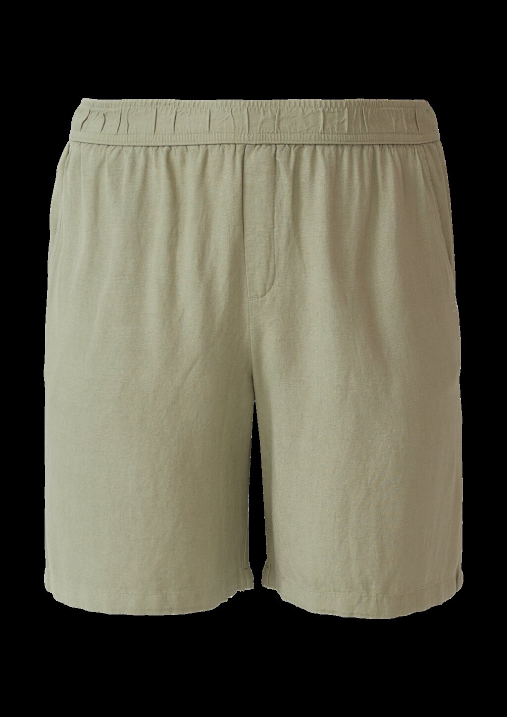 Shorts aus Leinen-Viskose-Mix