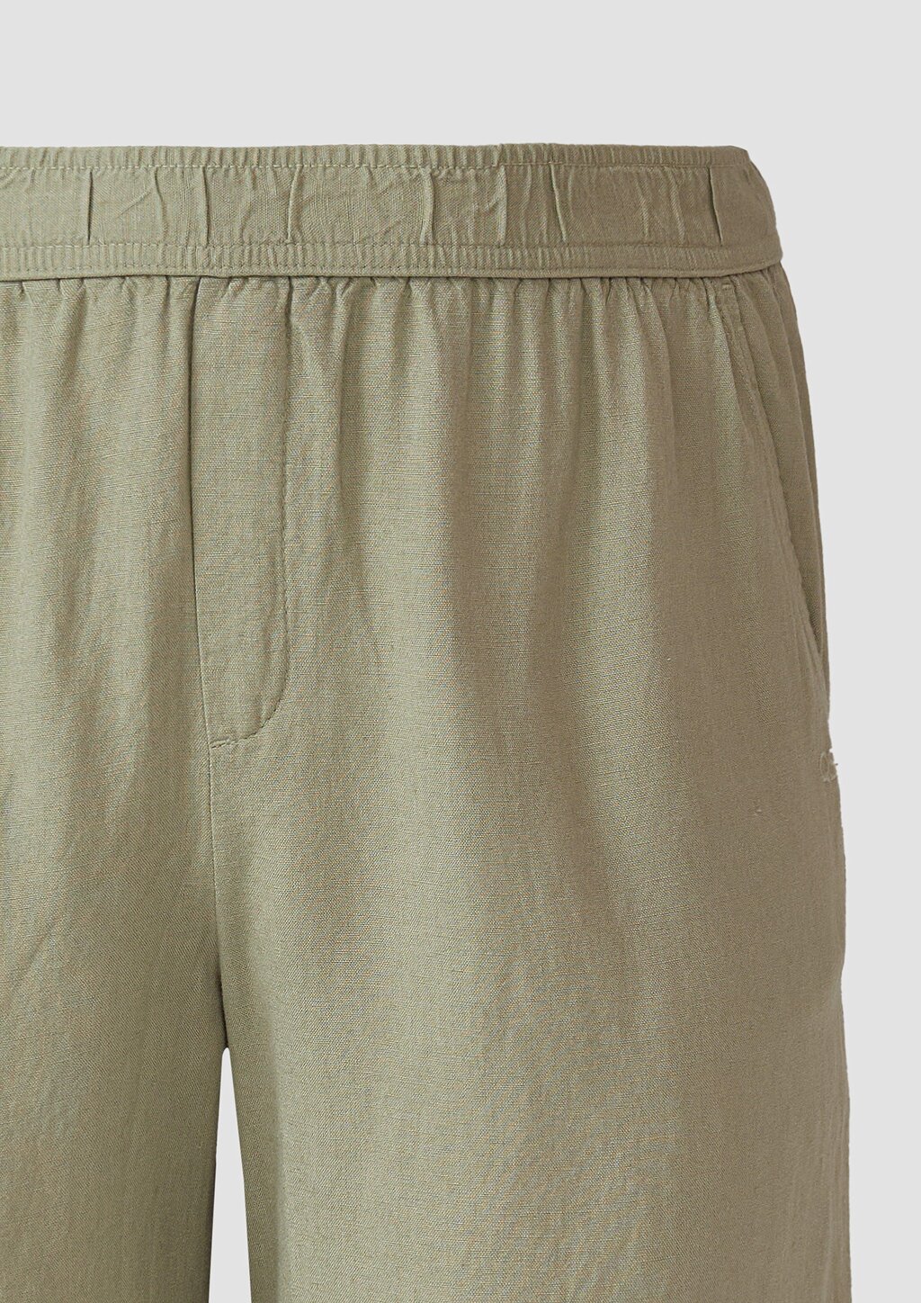 Shorts aus Leinen-Viskose-Mix