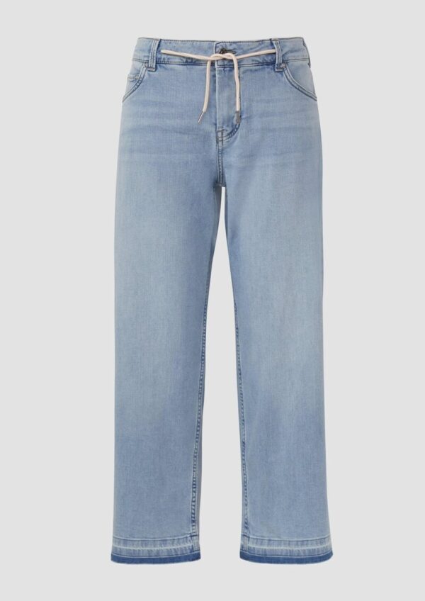 Cropped Jeans / Straight Fit / Mid Rise / Straight Leg
