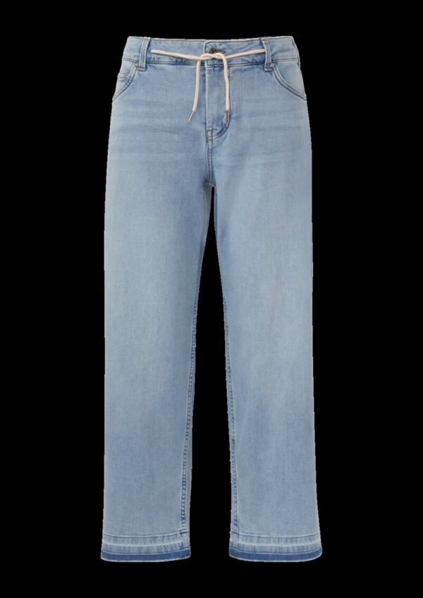 Cropped Jeans / Straight Fit / Mid Rise / Straight Leg