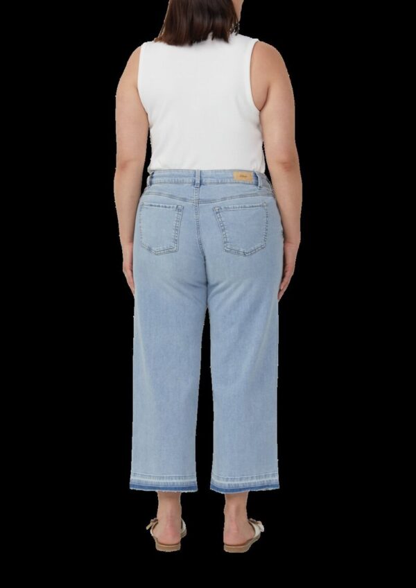 Cropped Jeans / Straight Fit / Mid Rise / Straight Leg